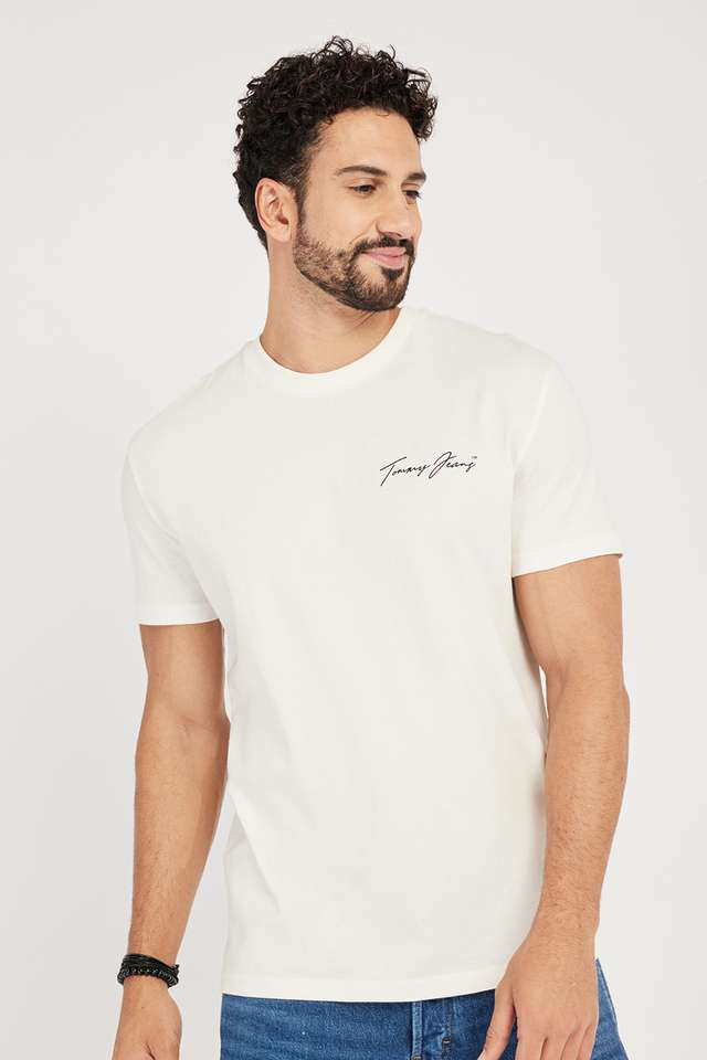 Solid-Cotton-Regular-Fit-Men-T-Shirt