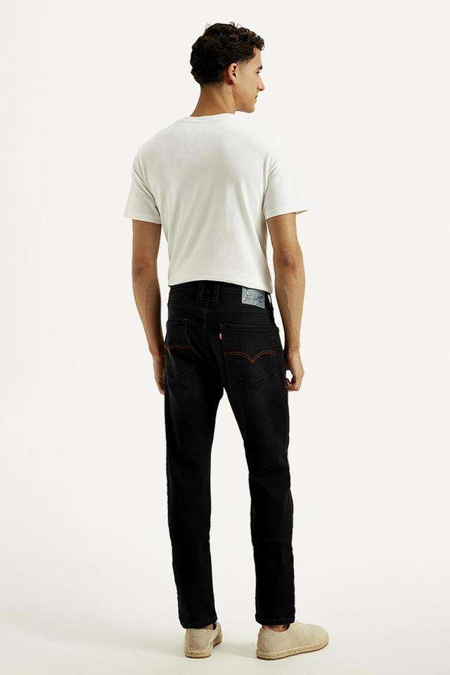 Light-Wash-Polyester-Slim-Fit-Men-s-Jeans