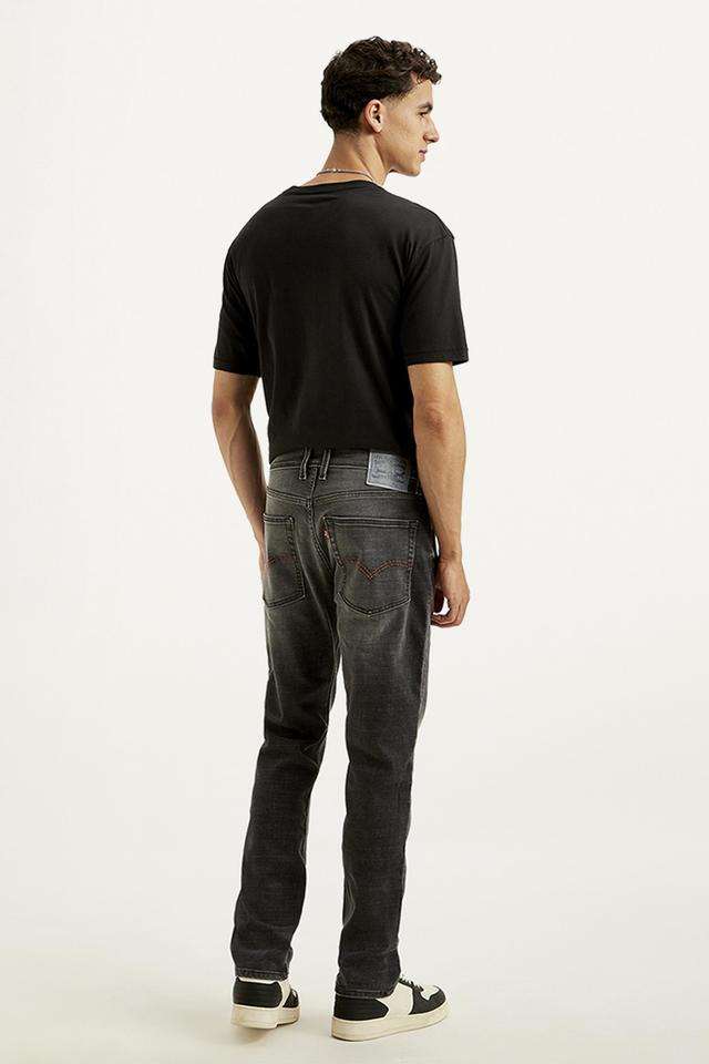 Light-Wash-Polyester-Slim-Fit-Men-s-Jeans