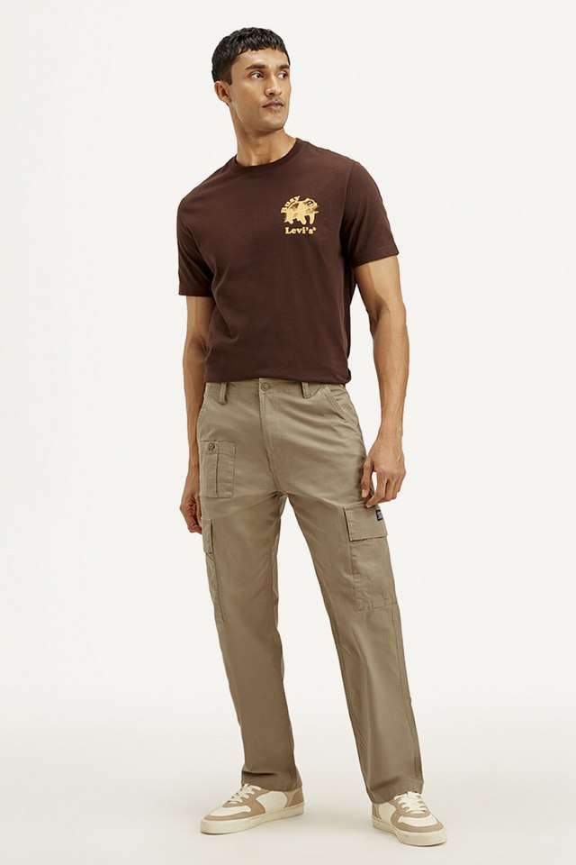 Light-Wash-Blended-Fabric-Regular-Fit-Men-s-Jeans