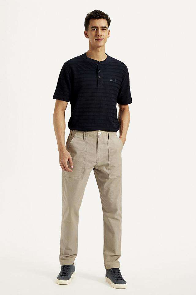 Light-Wash-Blended-Fabric-Regular-Fit-Men-s-Jeans