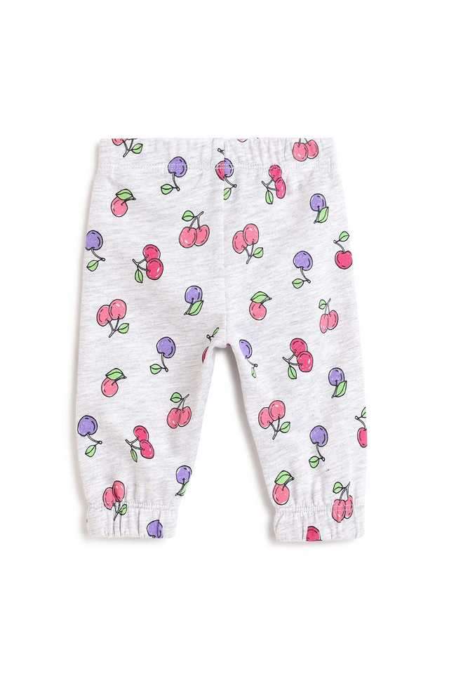 Graphic-Print-Blended-Fabric-Regular-Fit-Infant-Girls-Trousers