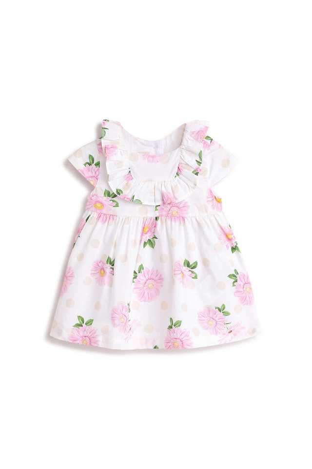 Floral-Cotton-Regular-Fit-Infant-Girls-Dress