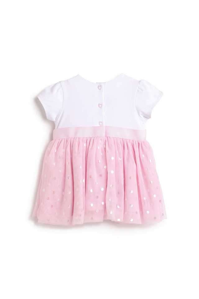 Knitted-Blended-Fabric-Regular-Fit-Infant-Girls-Dress