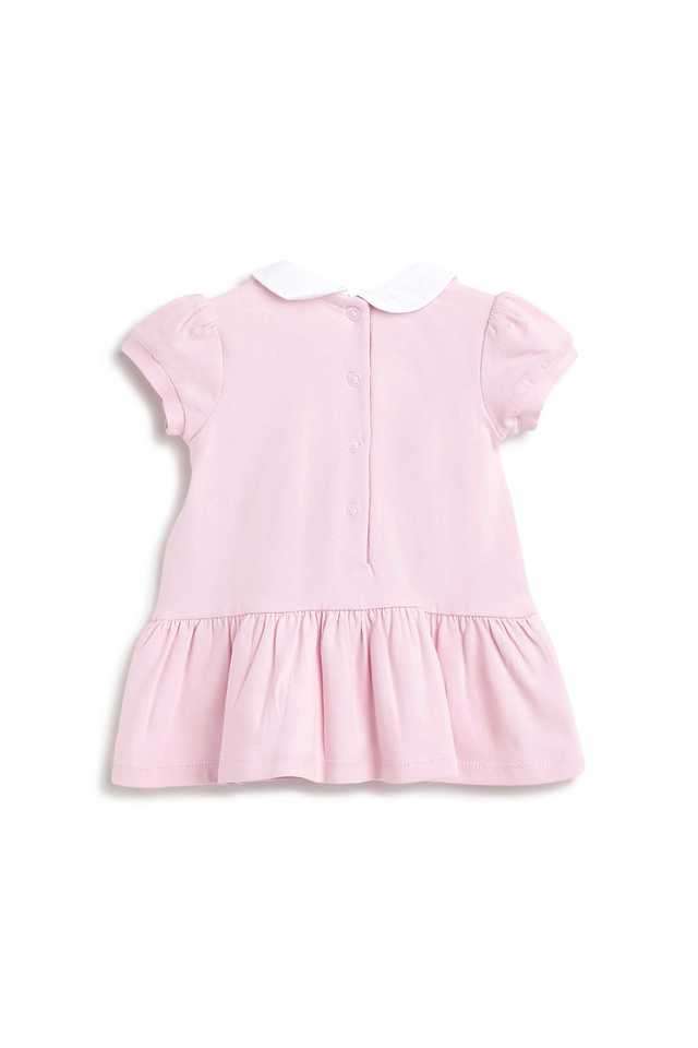Embellished-Blended-Fabric-Regular-Fit-Infant-Girls-Dress