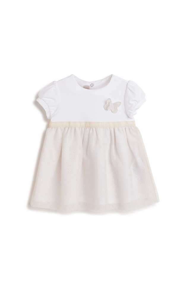 Embellished-Blended-Fabric-Regular-Fit-Infant-Girls-Dress