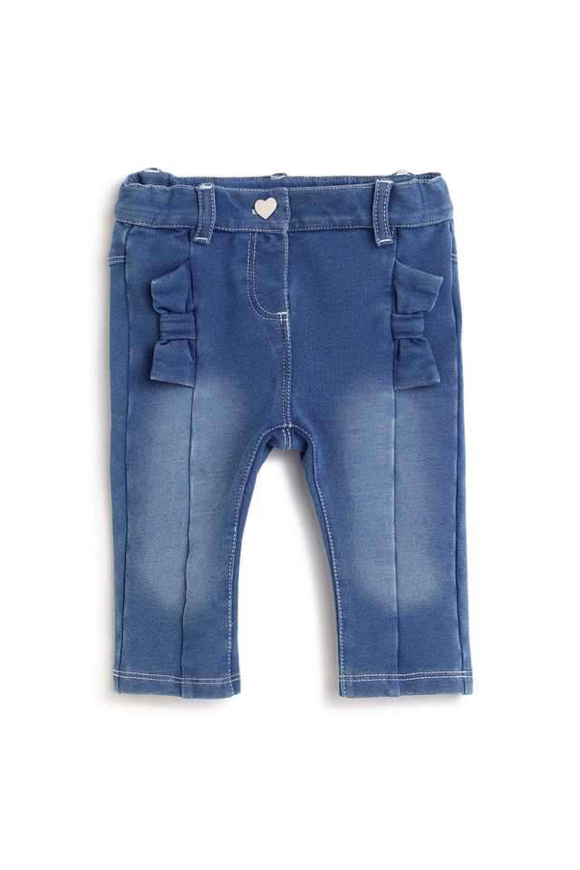 Knitted-Blended-Fabric-Regular-Fit-Infant-Girls-Trousers