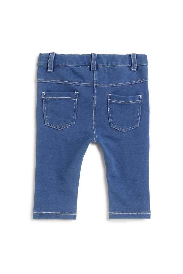 Knitted-Blended-Fabric-Regular-Fit-Infant-Girls-Trousers