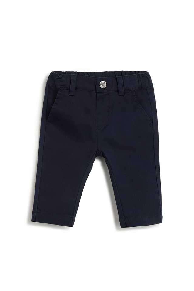 Solid-Blended-Fabric-Regular-Fit-Infant-Boys-Trousers