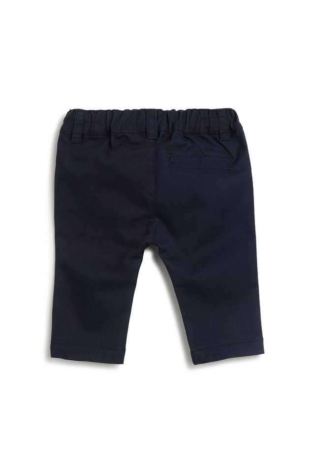 Solid-Blended-Fabric-Regular-Fit-Infant-Boys-Trousers