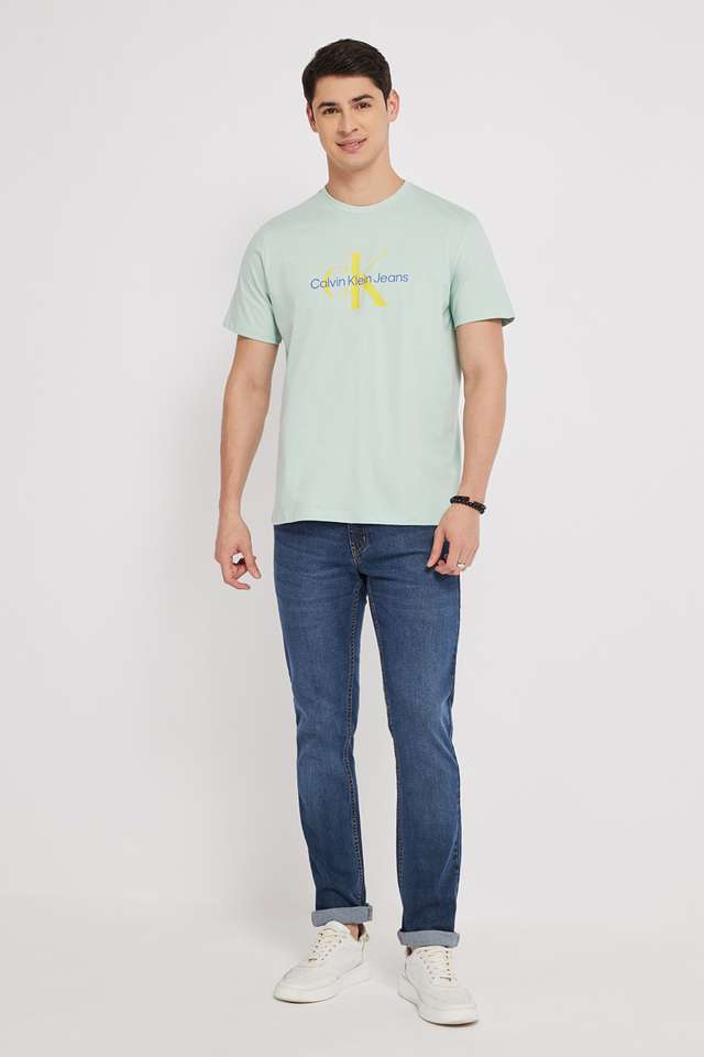 Solid-Cotton-Regular-Fit-Men-T-Shirt