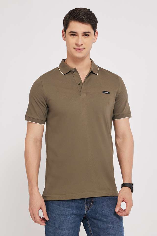 Solid-Cotton-Polo-Men-s-T-Shirt