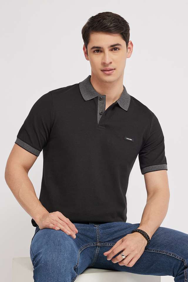 Solid-Cotton-Polo-Men-s-T-Shirt