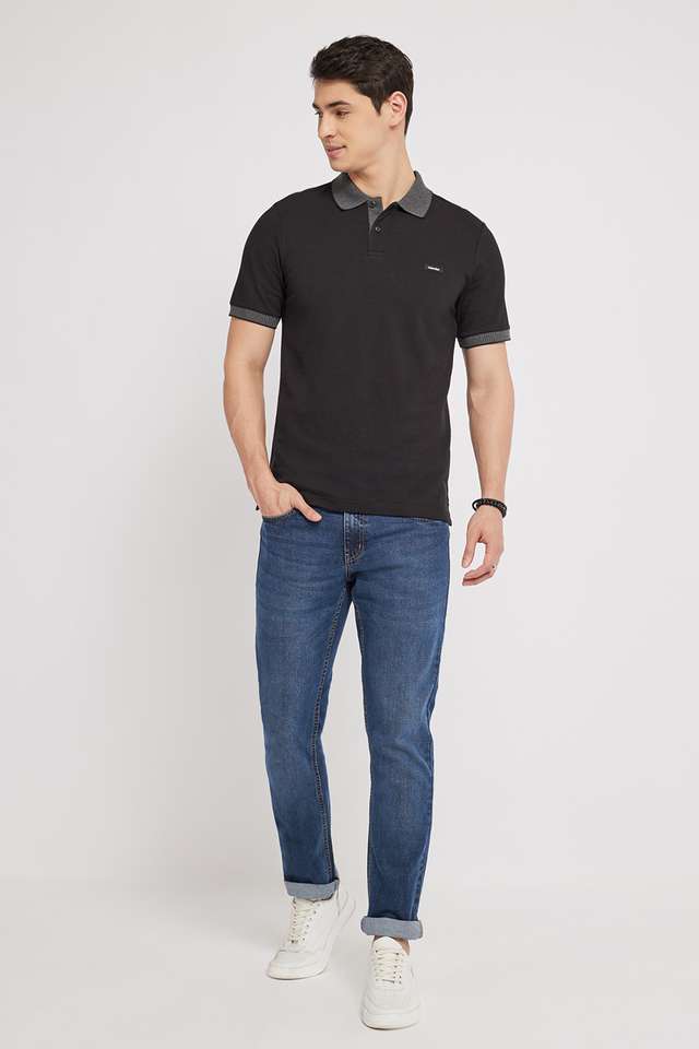 Solid-Cotton-Polo-Men-s-T-Shirt