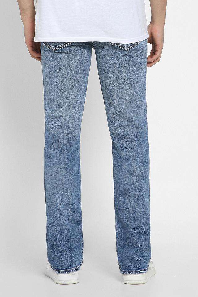 Light-Wash-Cotton-Bootcut-Fit-Men-s-Jeans
