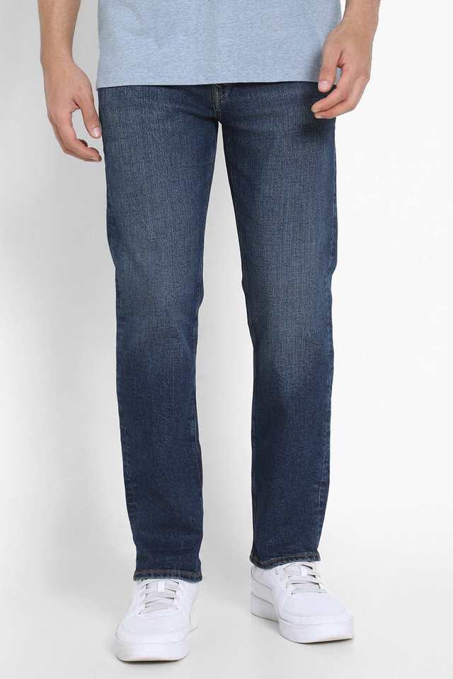Light-Wash-Cotton-Straight-Fit-Men-s-Jeans