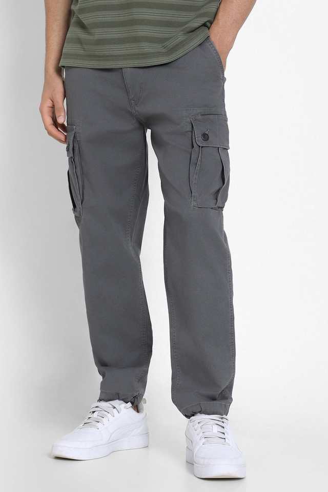 Solid-Cotton-Regular-Fit-Men-s-Casual-Wear-Trousers