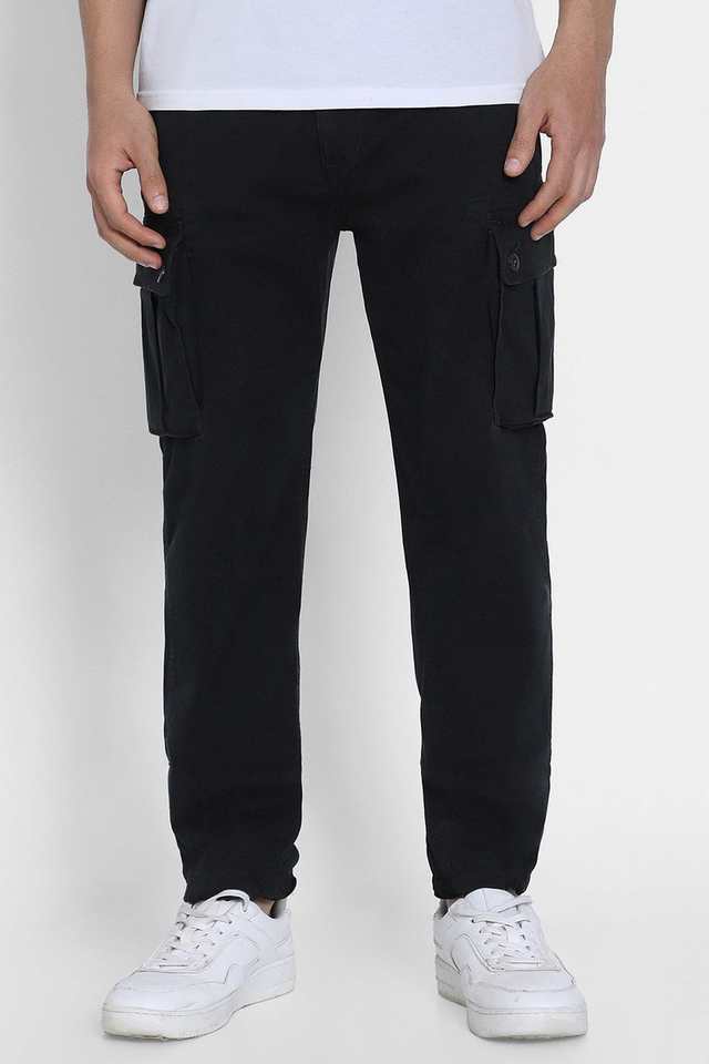 Solid-Cotton-Regular-Fit-Men-s-Casual-Wear-Trousers