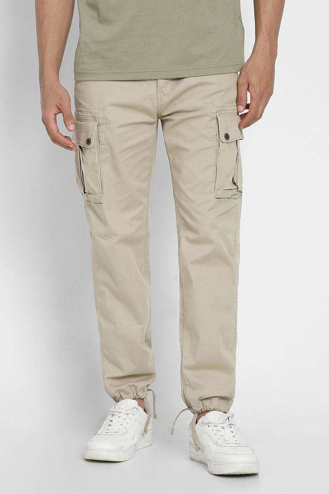 Solid-Cotton-Regular-Fit-Men-s-Casual-Wear-Trousers