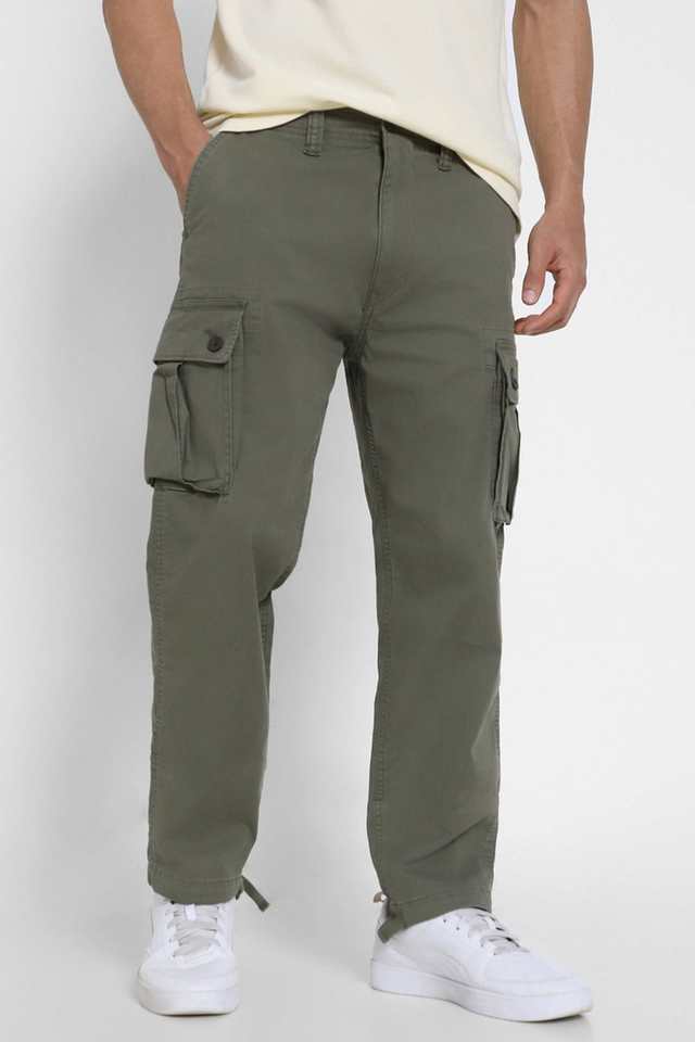 Solid-Cotton-Regular-Fit-Men-s-Casual-Wear-Trousers