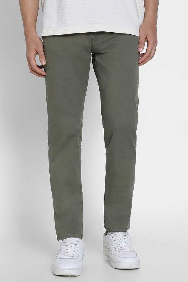 Solid-Cotton-Regular-Fit-Men-s-Casual-Wear-Trousers