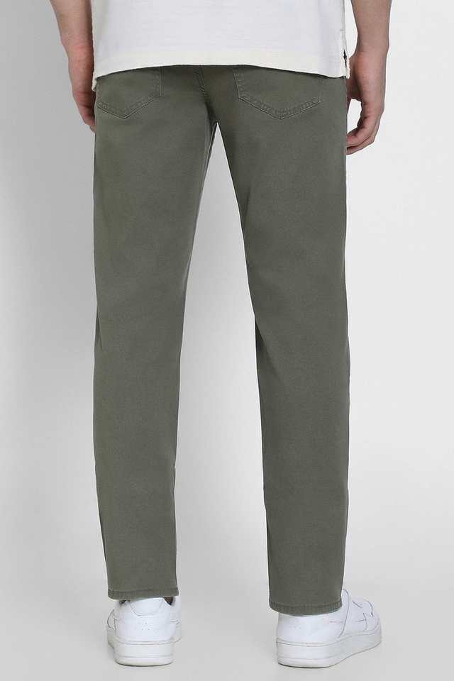 Solid-Cotton-Regular-Fit-Men-s-Casual-Wear-Trousers