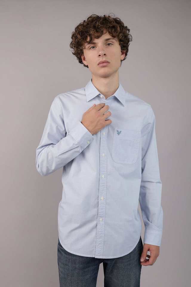 Solid-Cotton-Regular-Fit-Men-s-Casual-Wear-Shirt