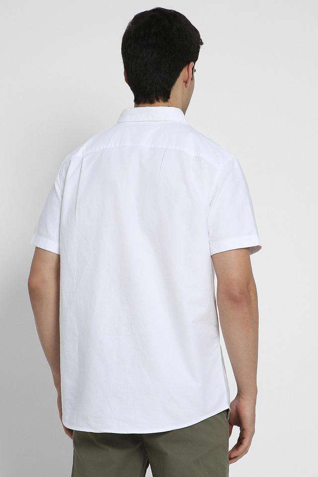 Solid-Cotton-Regular-Fit-Men-s-Casual-Wear-Shirt