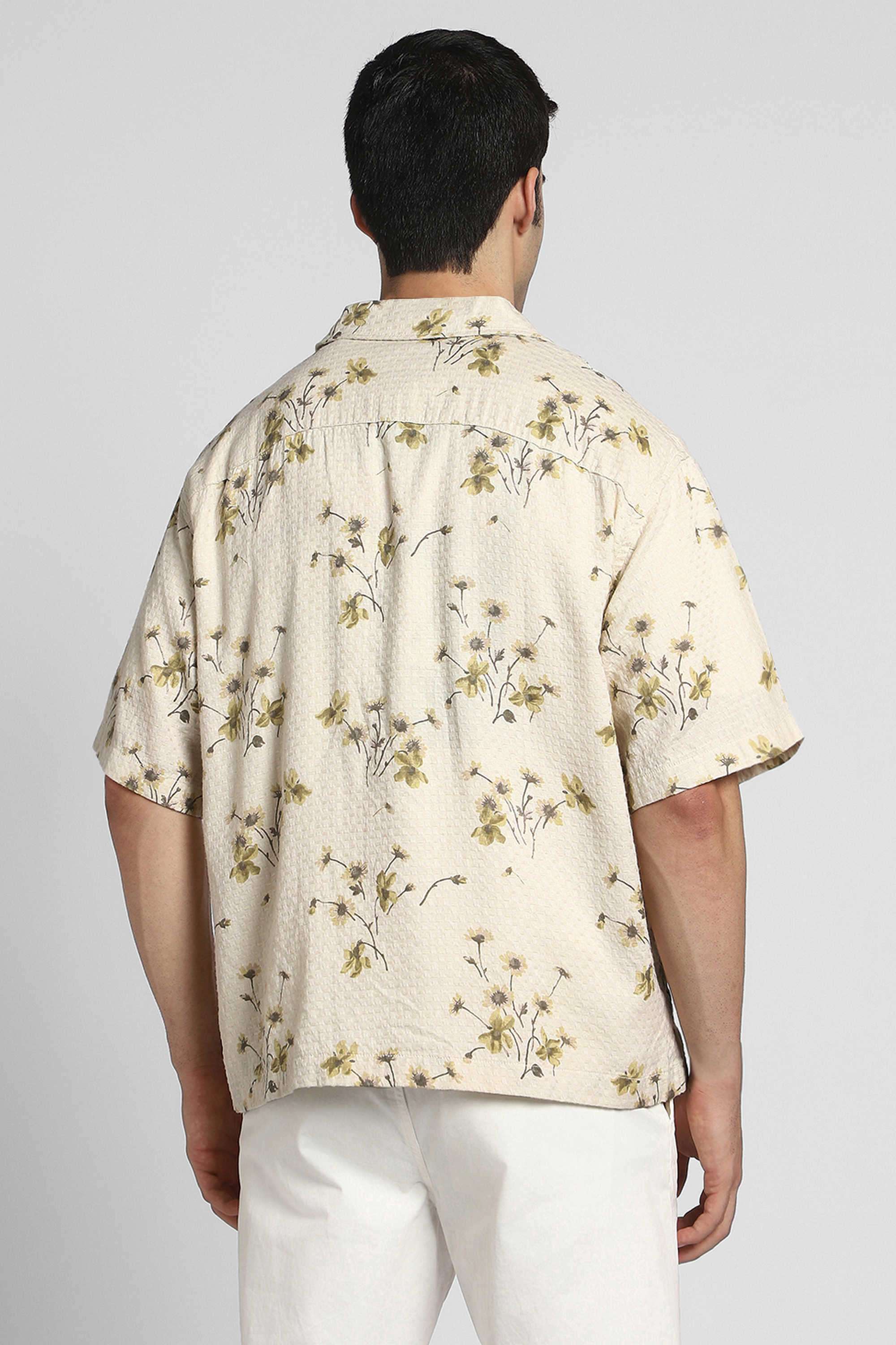 Floral-Cotton-Blend-Regular-Fit-Men-s-Casual-Shirt