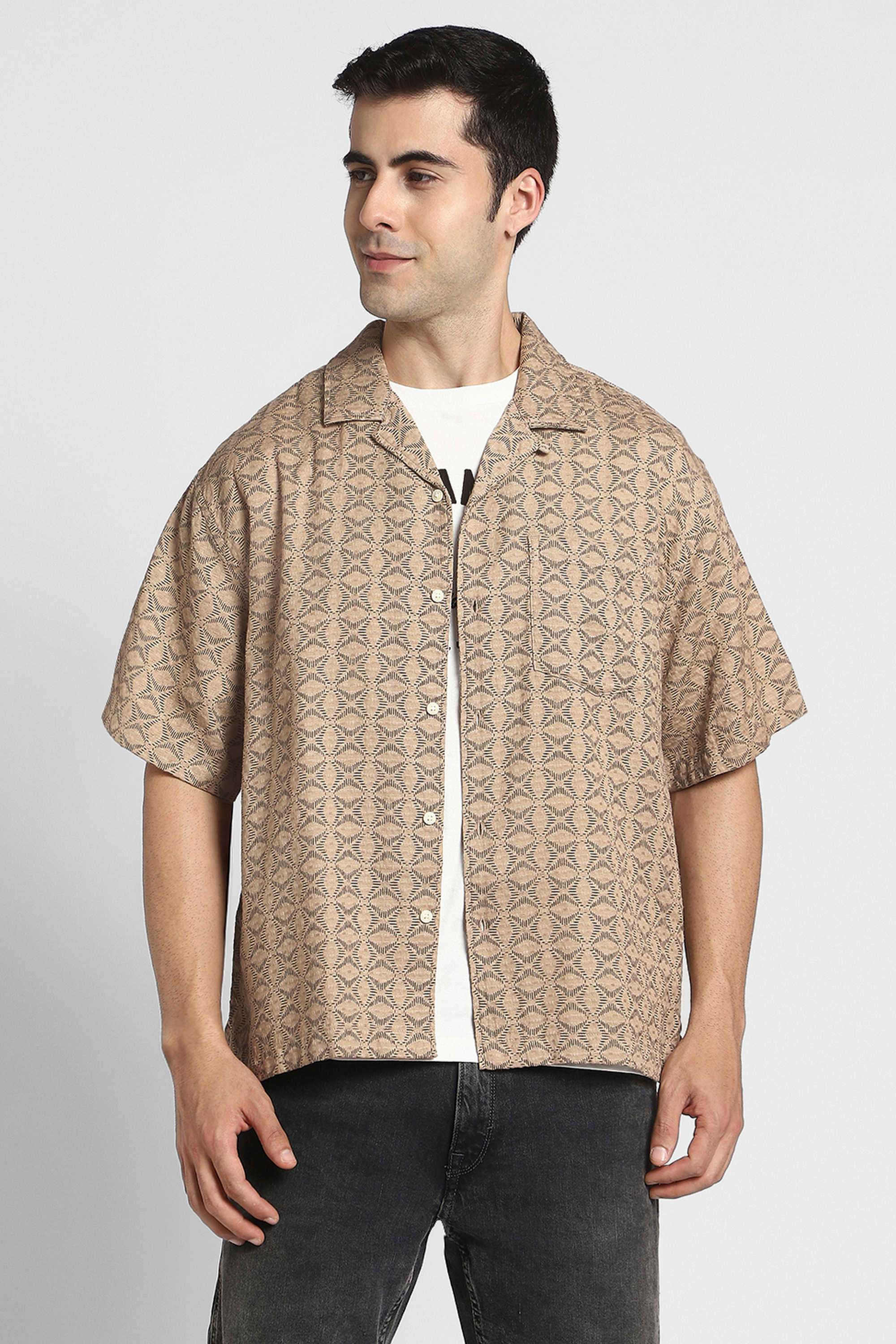 Printed-Cotton-Blend-Regular-Fit-Men-s-Casual-Shirt
