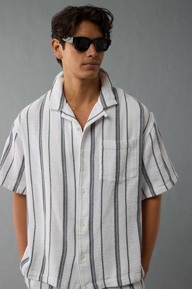 Solid-Polyester-Regular-Fit-Men-s-Casual-Wear-Shirt