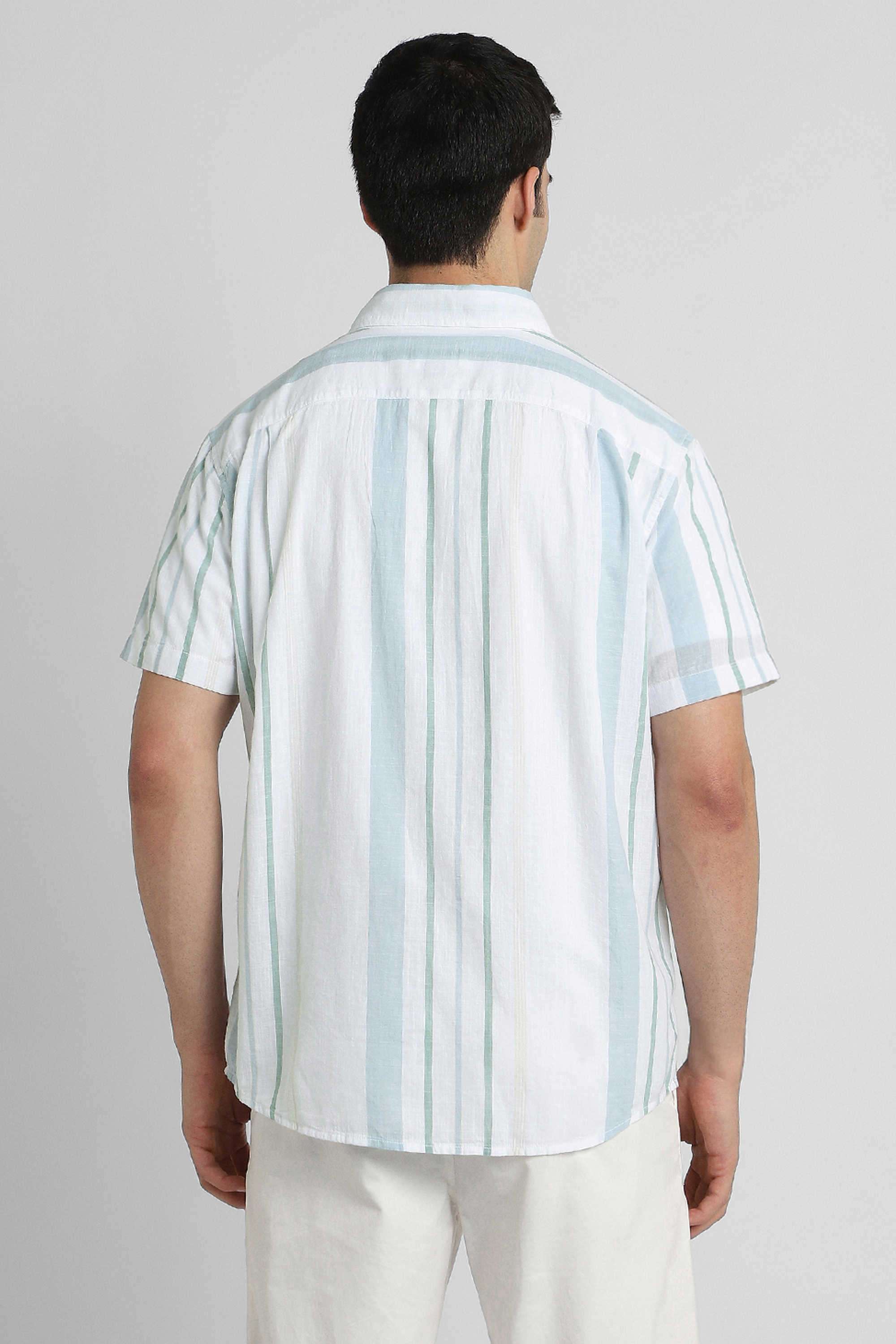 Stripes-Cotton-Regular-Fit-Men-s-Casual-Shirt