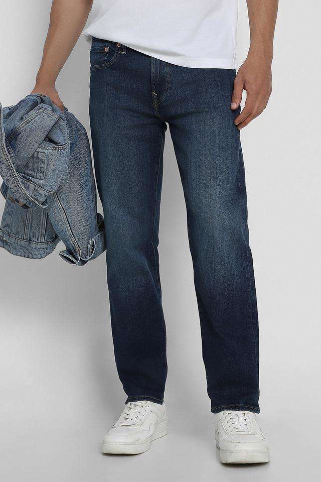 Light-Wash-Cotton-Straight-Fit-Men-s-Jeans