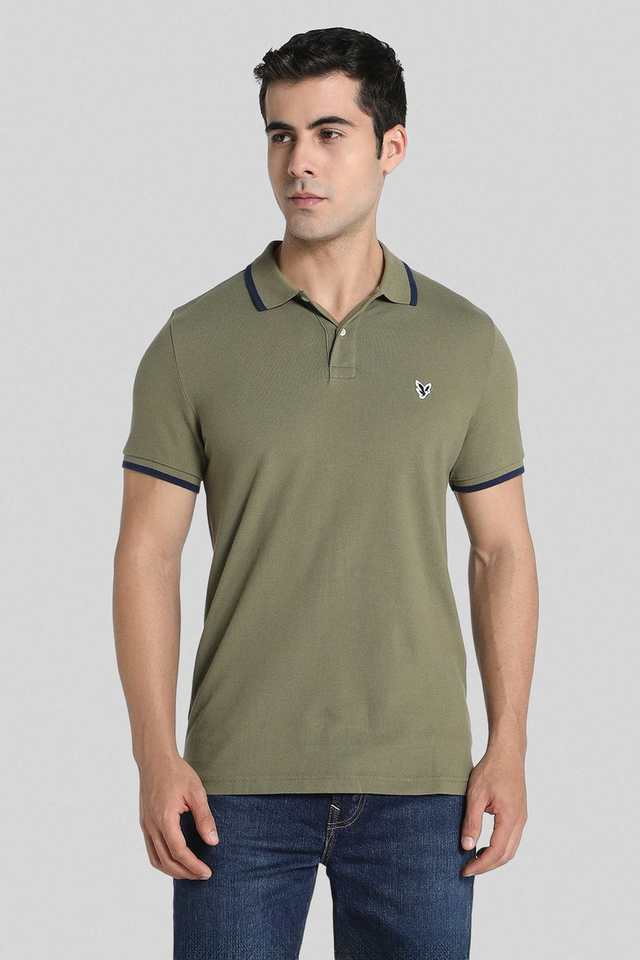 Solid-Cotton-Polo-Men-s-T-Shirt