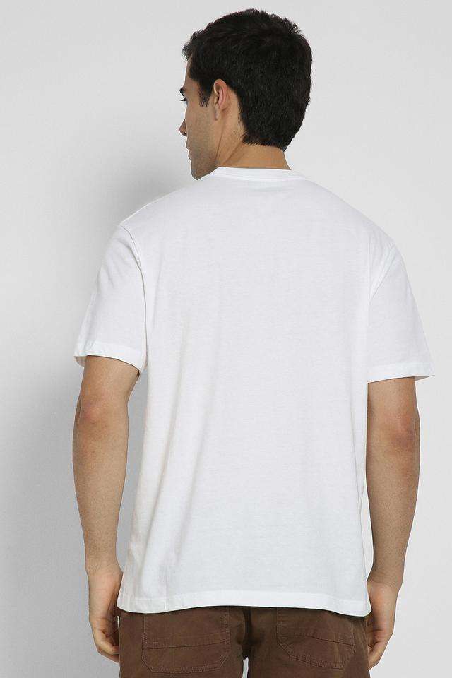 Solid-Polyester-Round-Neck-Men-s-T-Shirt