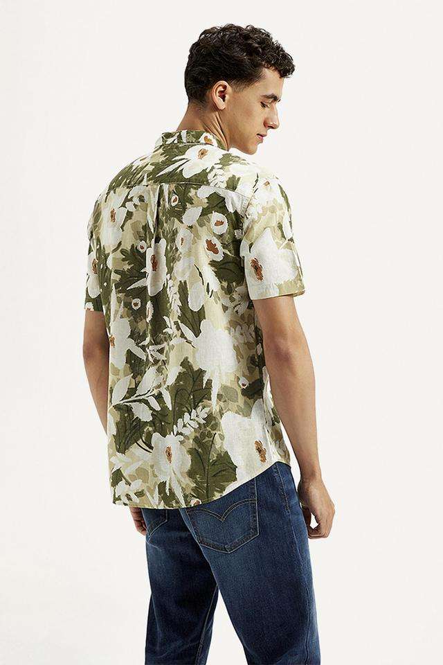 Printed-Blended-Fabric-Slim-Fit-Men-s-Casual-Wear-Shirt