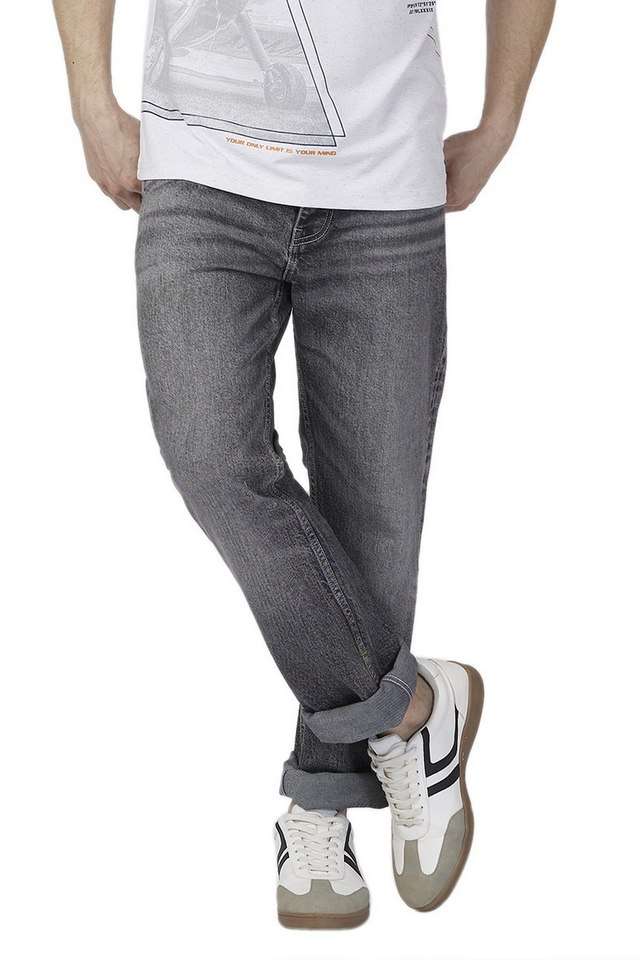 Light-Wash-Cotton-Stretch-Straight-Fit-Men-s-Jeans