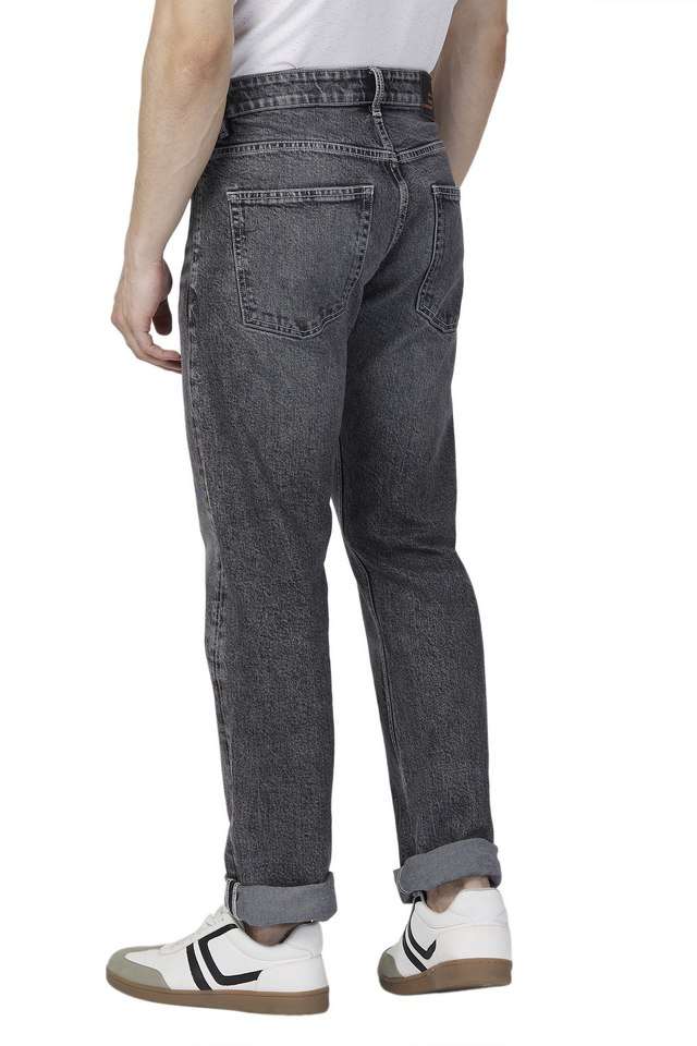 Light-Wash-Cotton-Stretch-Straight-Fit-Men-s-Jeans