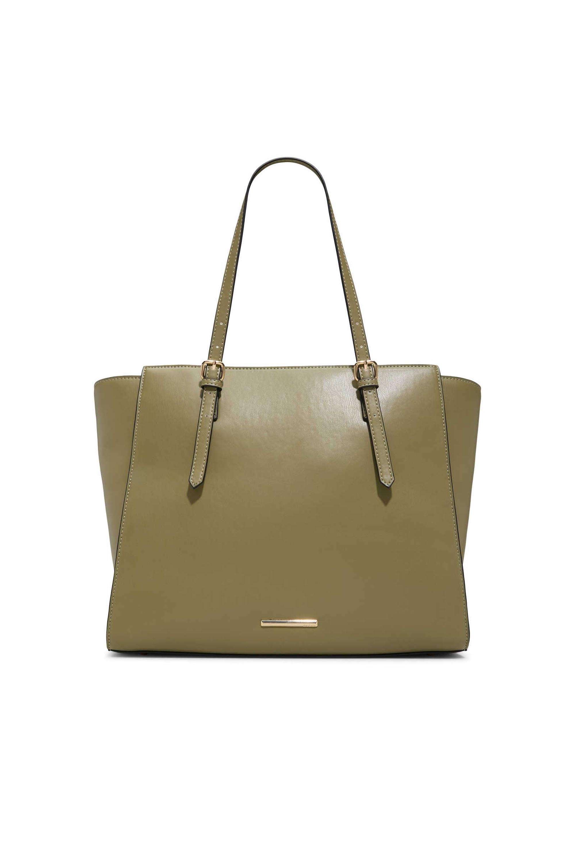 Zipper-Closure-Synthetic-Women-Casual-Wear-Tote-Bag