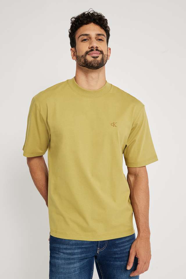 Solid-Cotton-Round-Neck-Men-s-T-Shirt