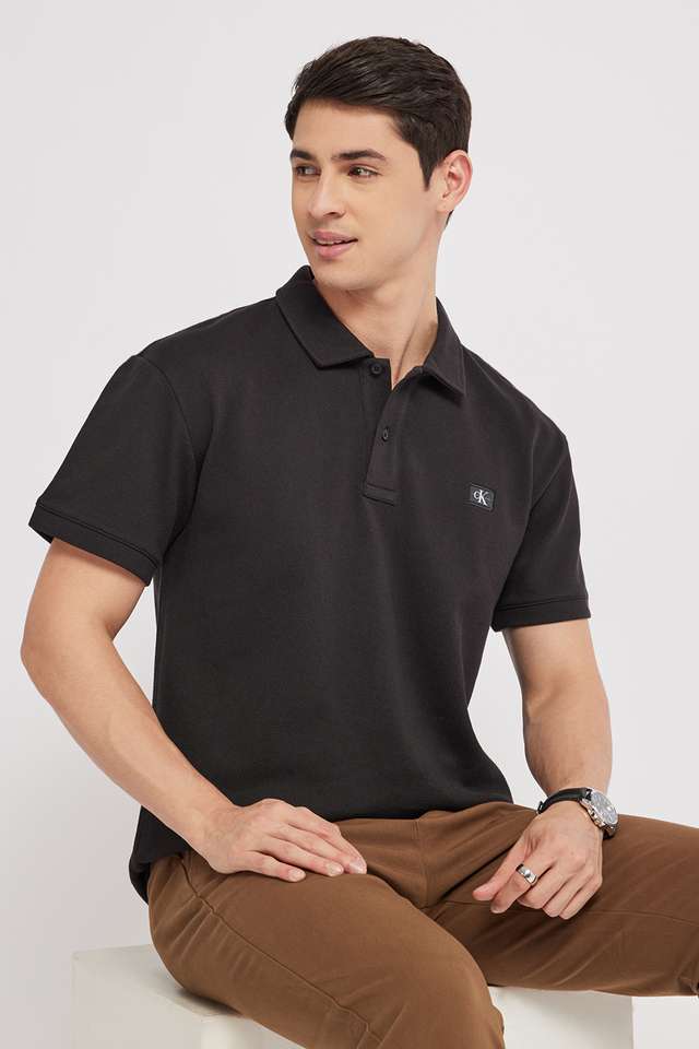 Solid-Cotton-Polo-Men-s-T-Shirt