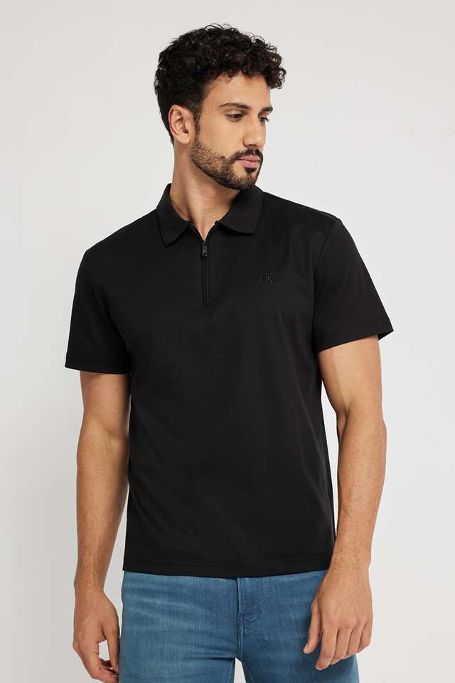 Solid-Cotton-Polo-Men-s-T-Shirt