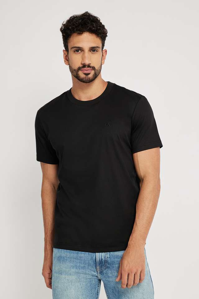 Solid-Cotton-Round-Neck-Men-s-T-Shirt
