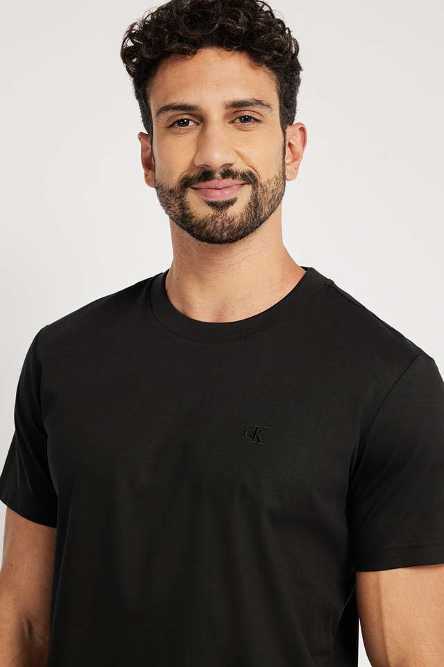 Solid-Cotton-Round-Neck-Men-s-T-Shirt