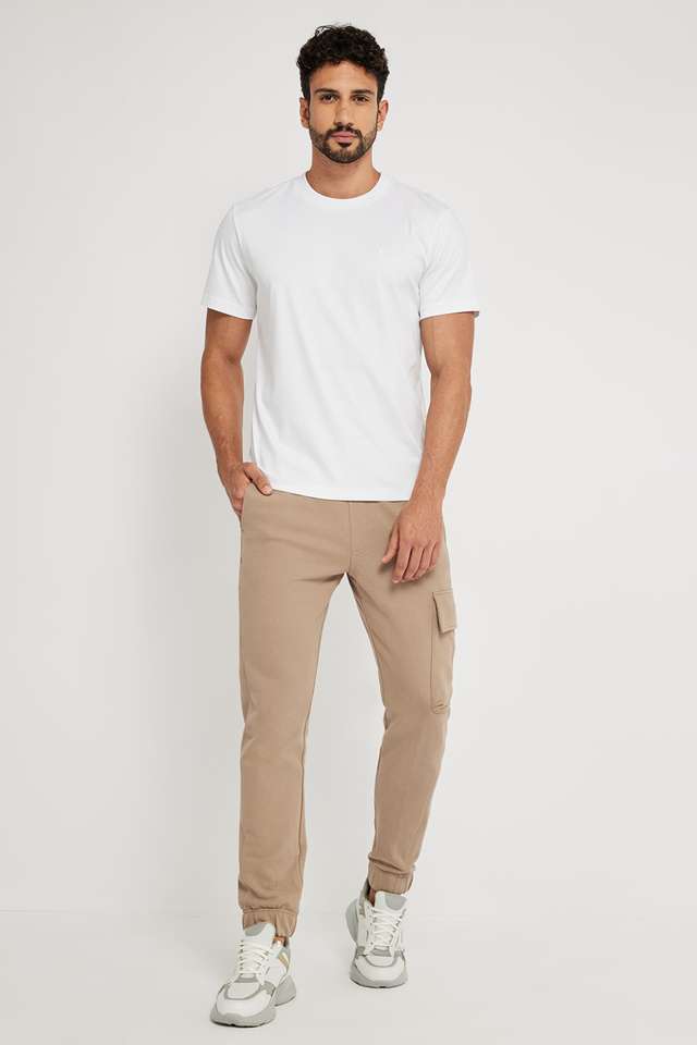 Solid-Cotton-Round-Neck-Men-s-T-Shirt