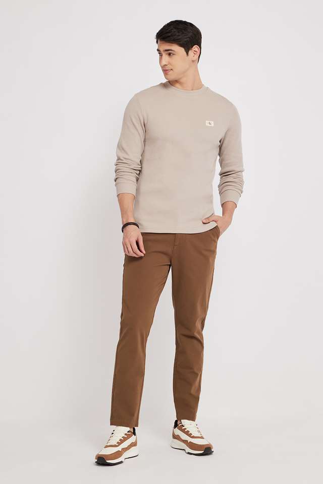 Solid-Cotton-Round-Neck-Men-s-T-Shirt