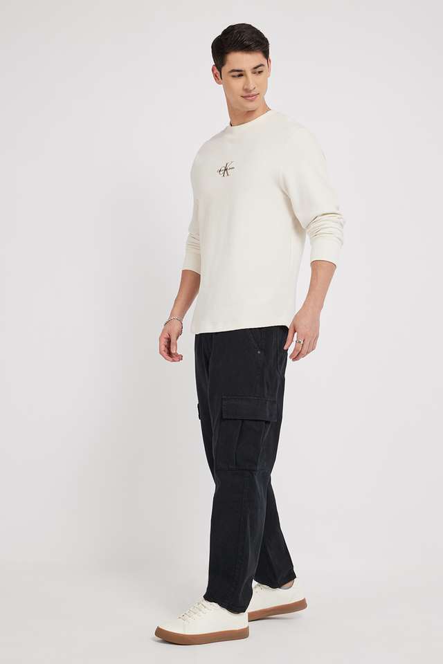 Solid-Polyester-Round-Neck-Men-s-T-Shirt