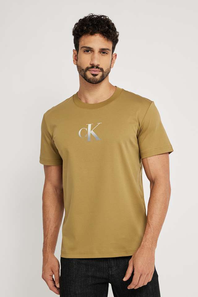 Solid-Cotton-Round-Neck-Men-s-T-Shirt
