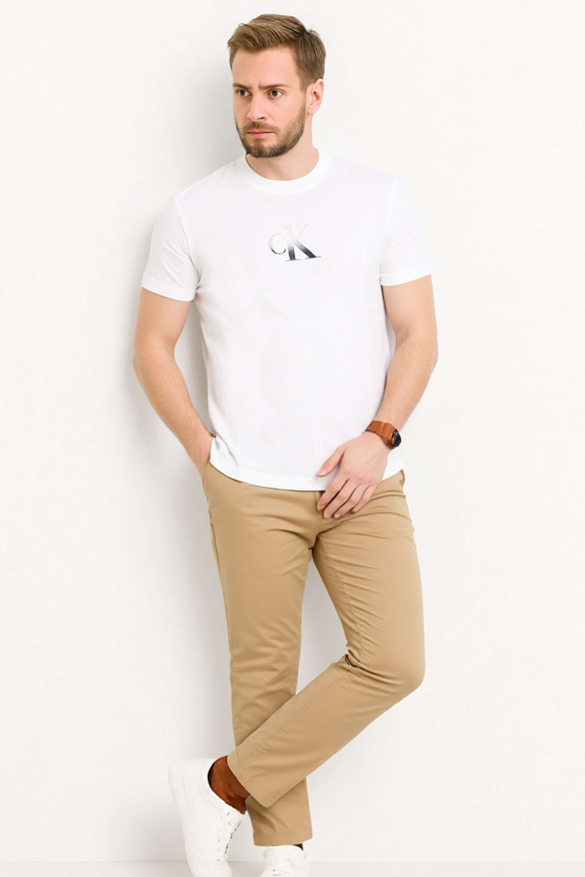 Solid-Cotton-Round-Neck-Men-s-T-Shirt