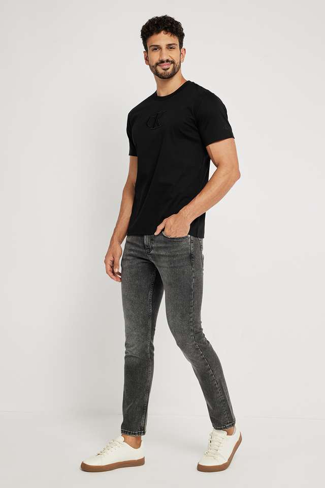 Solid-Cotton-Regular-Fit-Men-T-Shirt